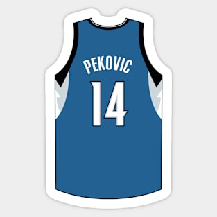 Nikola Pekovic Minnesota Jersey Qiangy Sticker